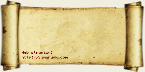 Vera Binjić vizit kartica